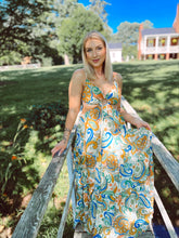 Load image into Gallery viewer, On Resort Time Cutout Maxi Dress