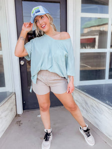 Summer Staple Shorts - Taupe