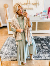 Load image into Gallery viewer, Make Life Easy Satin Kimono