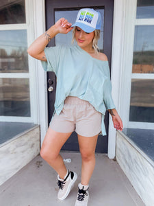 Summer Staple Shorts - Taupe