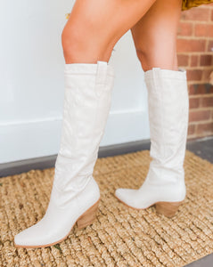 Charley Blush Knee High Cowgirl Boots