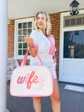 Load image into Gallery viewer, Wifey Travel Duffle Bag