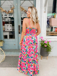 Heavenly Hibiscus Maxi Dress