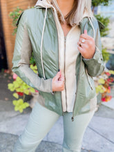 Load image into Gallery viewer, Hoods Up Leather Jacket in Olive