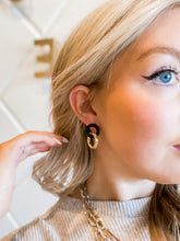Load image into Gallery viewer, Kayleen earrings in black