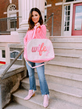 Load image into Gallery viewer, Wifey Travel Duffle Bag