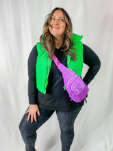 Load image into Gallery viewer, So On Trend Puffer Vest - K. Green