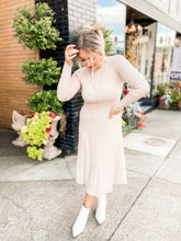 Load image into Gallery viewer, Endless Possibilities Sweater Dress in Stone