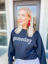 Load image into Gallery viewer, Red and Black Game Day #1 Earring
