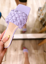 Load image into Gallery viewer, Apron Braided Sandal in Lavender