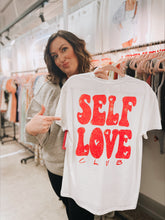 Load image into Gallery viewer, Self Love Club Graphic Tee