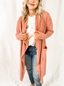 Staying Downtown Waterfall Trench Coat