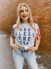 Load image into Gallery viewer, God Bless the USA Tee