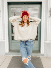Load image into Gallery viewer, Sweet Cream Knitted Pullover
