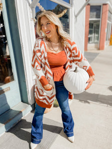 Tribal Eyelash Knit Cardigan