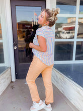 Load image into Gallery viewer, Hey Soul Sister Denim Pants - Cantaloupe