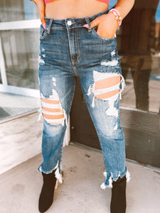 The Austin High Rise Flare Jeans