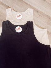 Load image into Gallery viewer, Curvy Basic Babe Ribbed Tank in Oatmeal