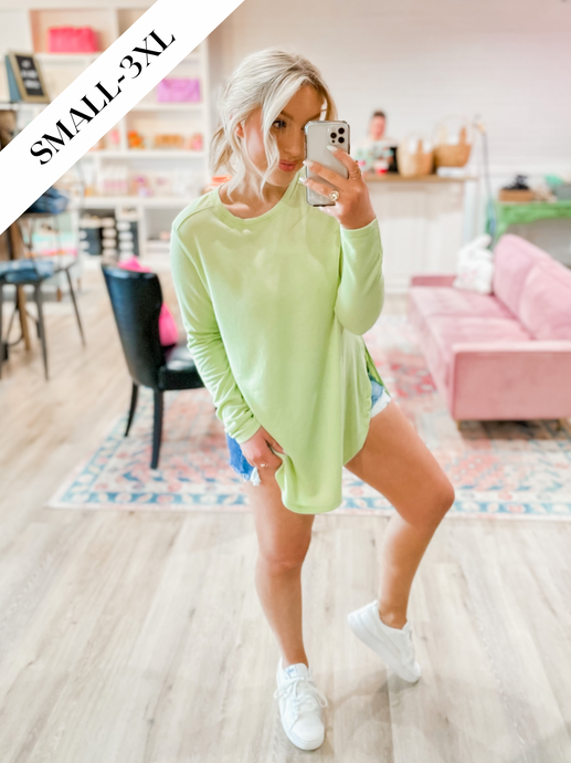 Going With The Flow Top - Green
