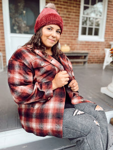 Curvy Mulberry Shacket