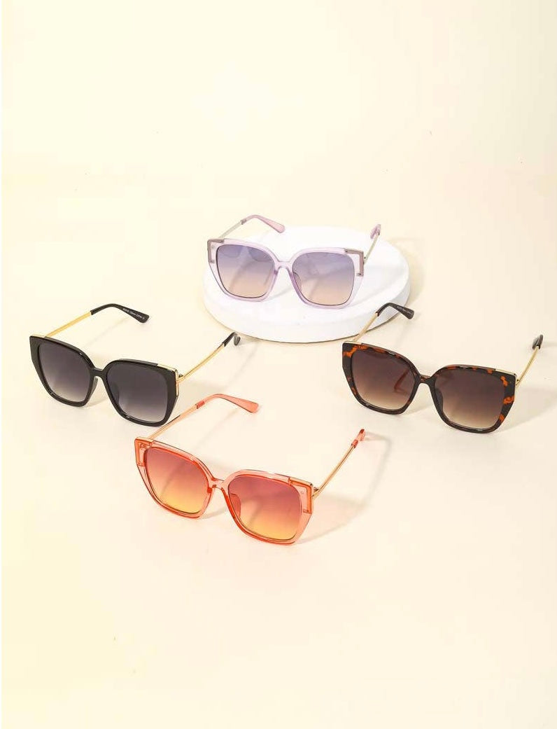 Oversized Wayfarer Sunglasses Set