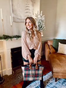 Rocking around sequin top