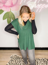Load image into Gallery viewer, I Want It All Sweater Vest in Hunter Green