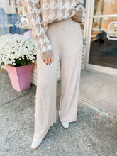 Load image into Gallery viewer, Easy like Sunday morning ribbed pants in heathered caramel