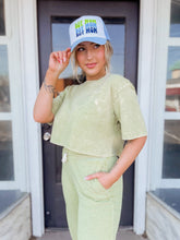 Load image into Gallery viewer, All My Days Cropped Tee - Olive