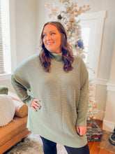 Load image into Gallery viewer, Curvy Simple Stylish Sweater in Olive