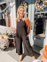 Load image into Gallery viewer, Windy Day Jumpsuit - Black
