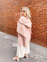 Load image into Gallery viewer, She’s Hot And Then Cold Oversized Jacket in Blush