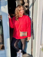 Load image into Gallery viewer, Curvy Tried And True Sweater - Red