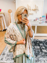Load image into Gallery viewer, Make Life Easy Satin Kimono