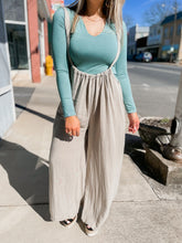 Load image into Gallery viewer, Basic necessities long sleeve top in light teal