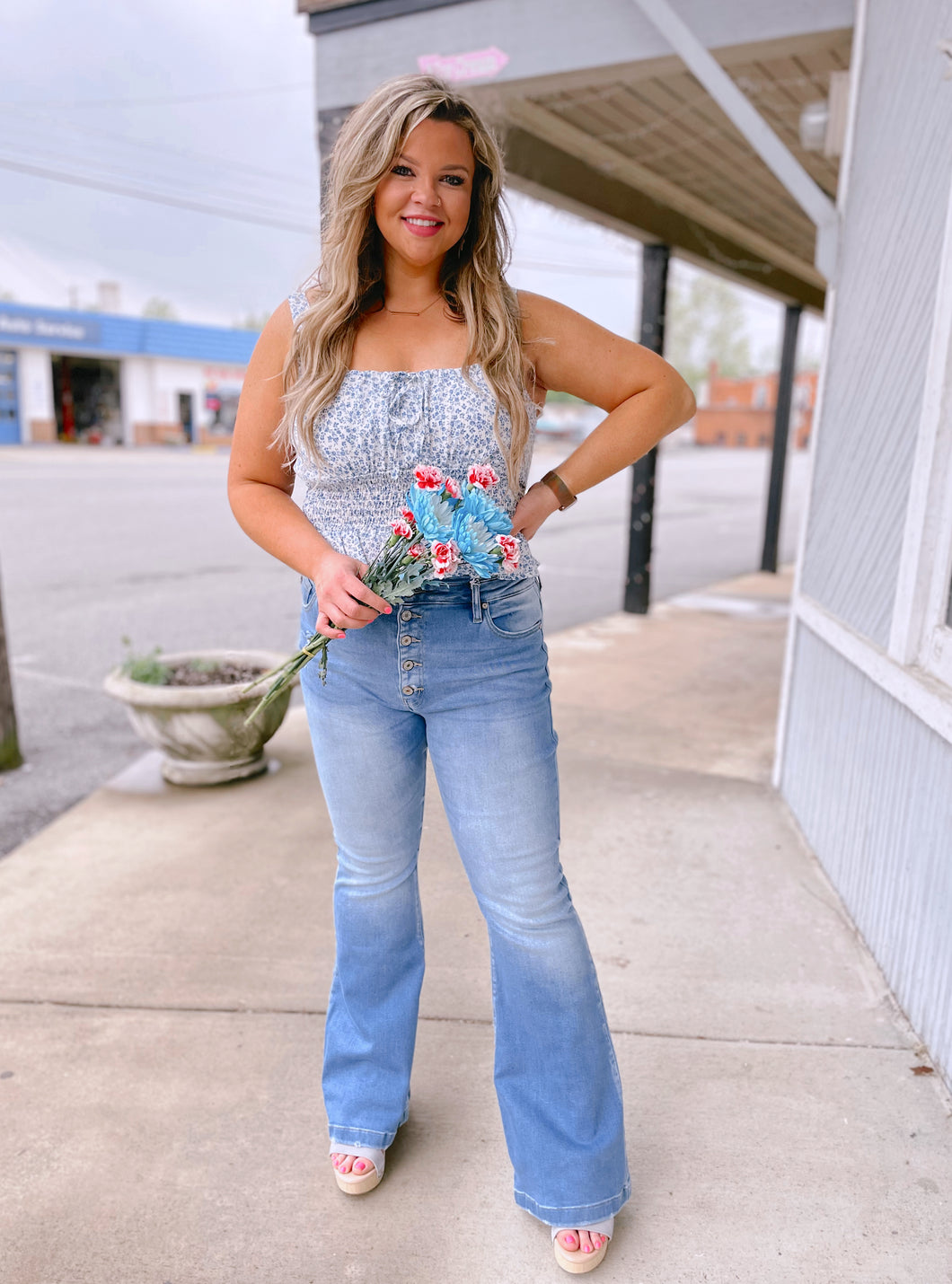 Tried And True Top in Blue
