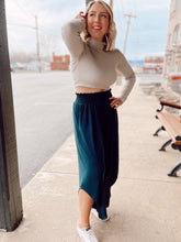 Load image into Gallery viewer, Out for The Day Wide Leg Pants in Dark Teal