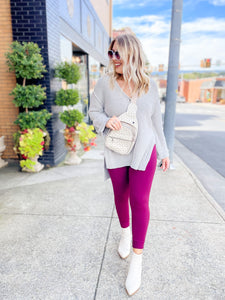 The Ashley Sweater in Gray
